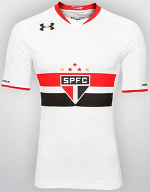 Uniforme 1 do So Paulo na Copa Libertadores da Amrica 2015