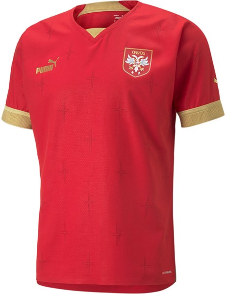Uniforme 1 da Seleção da Sérvia para a Copa do Mundo de 2022