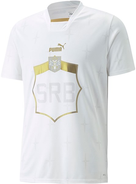 Uniforme 2 da Seleção da Sérvia para a Copa do Mundo de 2022