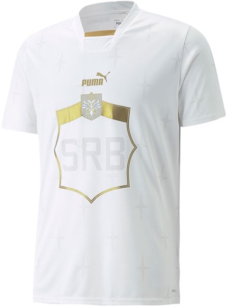 Uniforme 2 da Seleo da Srvia para a Copa do Mundo de 2022