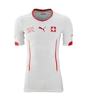 Uniforme 2 da Seleção da Suíça para a Copa do Mundo de 2014