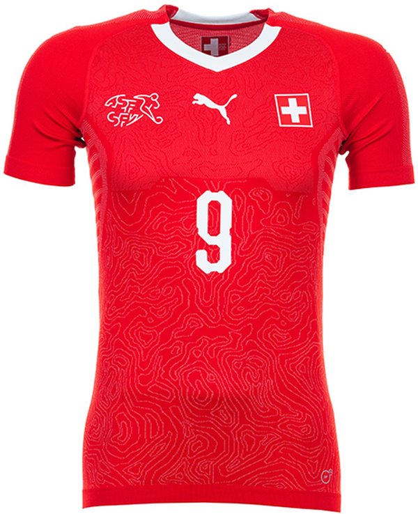 Uniforme 1 da Seleção da Suíça para a Copa do Mundo de 2018