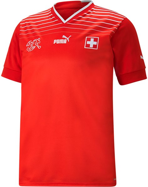 Uniforme 1 da Seleo da Sua para a Copa do Mundo de 2022