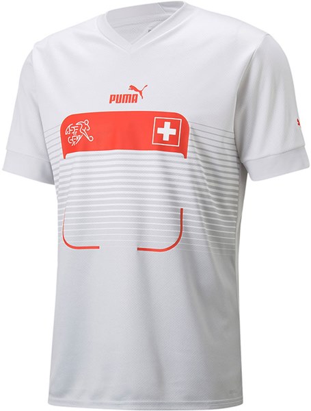 Uniforme 2 da Seleo da Sua para a Copa do Mundo de 2022