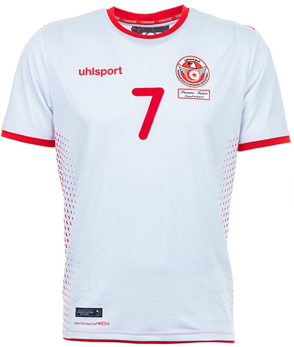 Uniforme 1 da Seleo da Tunsia para a Copa do Mundo de 2018