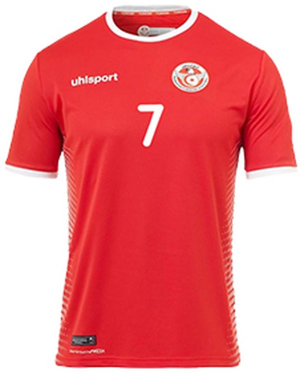 Uniforme 2 da Seleo da Tunsia para a Copa do Mundo de 2018