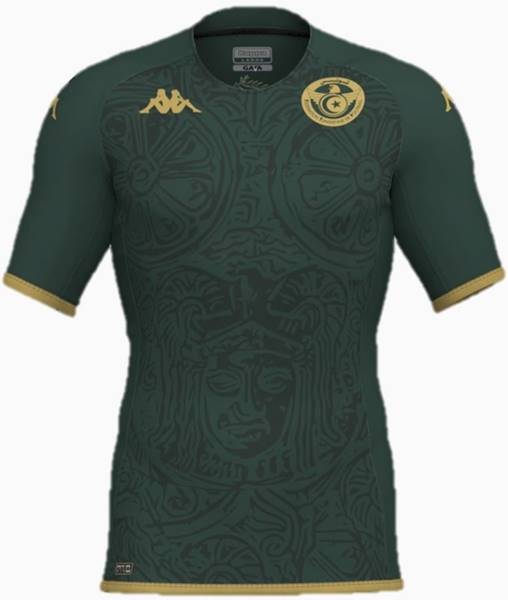 Uniforme 2 da Seleo da Tunsia para a Copa do Mundo de 2022