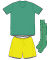 Uniforme 2 da seleção da África do Sul