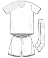 Uniforme 1 da seleção da Argélia