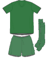 Uniforme 2 da seleção da Argélia