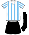 Uniforme 1 da seleção da Argentina