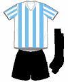 Uniforme 1 da Seleção da Argentina
