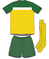 Uniforme 1 da seleo da Austrlia