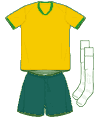 Uniforme 1 da seleção da Austrália