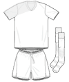Uniforme 2 da seleção do Benim