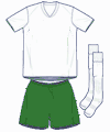 Uniforme 1 da seleção da Bulgária