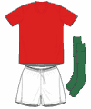 Uniforme 1 da seleção do Burundi