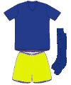 Uniforme 2 da seleção da Colômbia