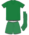 Uniforme 2 da seleção do Congo