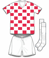 Uniforme 2 da seleção da Croácia