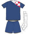 Uniforme 2 da seleo da Crocia