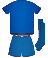 Uniforme 1 da seleção da Eslováquia