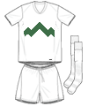 Uniforme 1 da seleção da Eslovênia