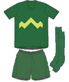 Uniforme 2 da seleção da Eslovênia