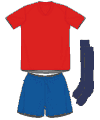 Uniforme 1 da seleção da Espanha