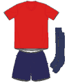Uniforme 1 da seleção da Espanha
