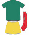 Uniforme 1 da seleção da Etiópia