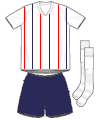 Uniforme 2 da seleção da França