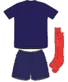 Uniforme 1 da seleção da França