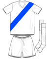 Uniforme 1 da seleção da Grécia