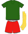 Uniforme 2 da seleo da Guin