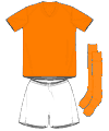 Uniforme 1 da seleção da Holanda