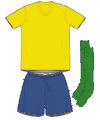 Uniforme 1 da seleção das Ilhas Salomão