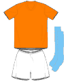 Uniforme 1 da seleção da Índias Orientais Neerlandesas (Índias Orientais Holandesas)