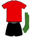 Uniforme 1 da seleção da Líbia