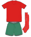Uniforme 1 da seleção de Marrocos