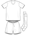 Uniforme 1 da seleção da Nova Zelândia