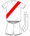 Uniforme 1 da Seleção do Peru