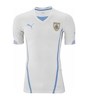 Uniforme 2 da Seleo do Uruguai para a Copa do Mundo de 2014