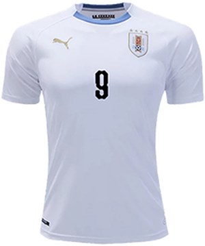 Uniforme 2 da Seleo do Uruguai para a Copa do Mundo de 2018